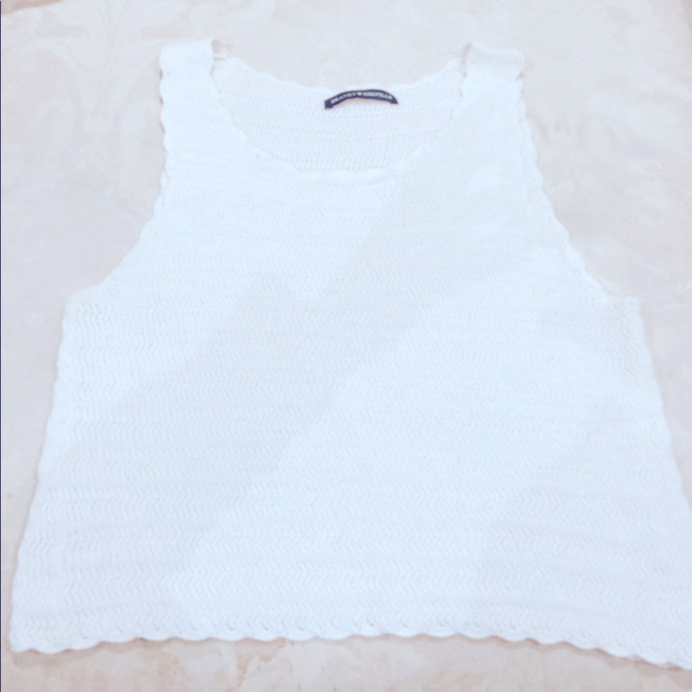 White tank top